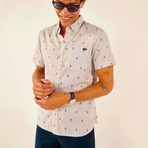 Chubbies The Pineapple A Day Friday Button Down Shirt Sz L EUC